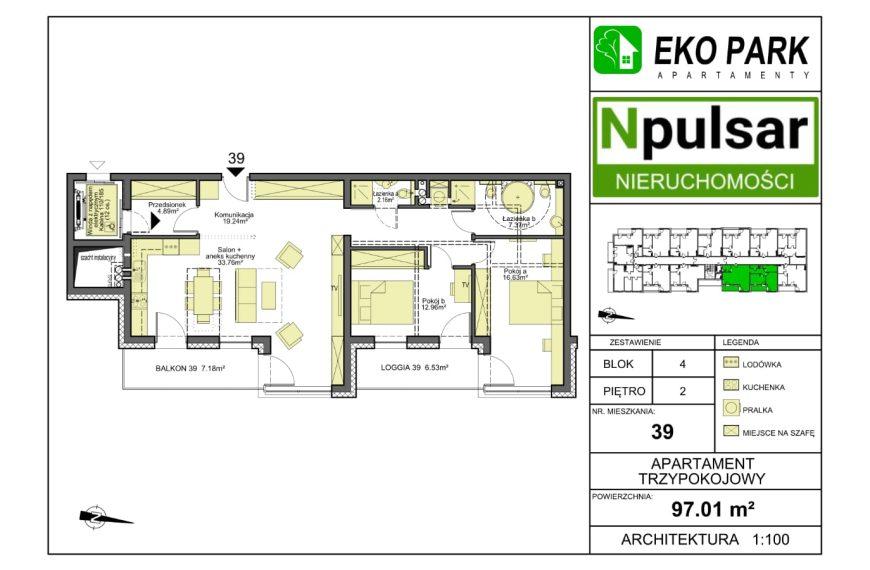 Mieszkanie nr.39 97,01m2