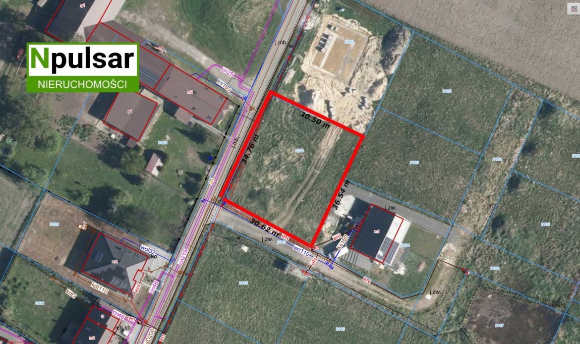 Działka na sprzedaż | 1100 m2 | Opole – Czarnowąsy