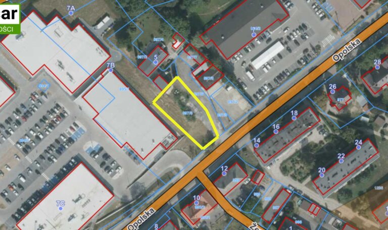 Działka na sprzedaż | usługowa | 939 m2 | Niemodlin