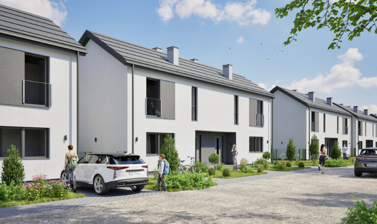 Bliźniak na sprzedaż | stan deweloperski | 4 pokoje | 73,87 m2 | Górki