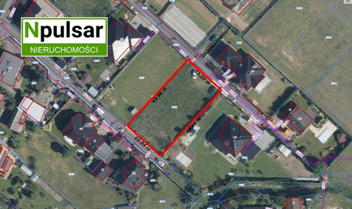 Działka na sprzedaż | 9,64 arów | Opole – Czarnowąsy