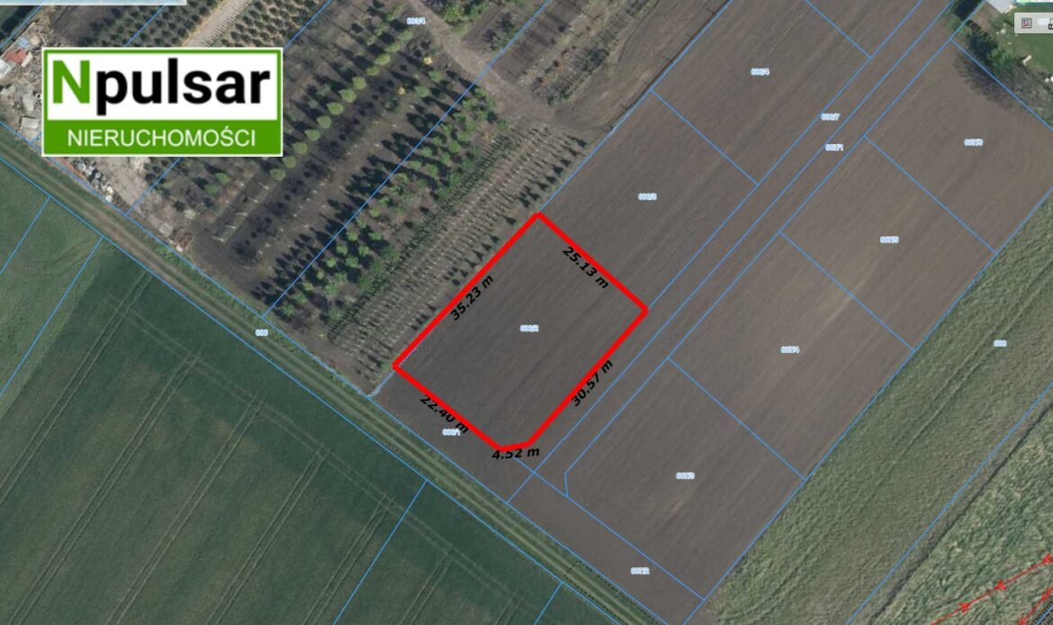 Działka na sprzedaż | 8,67 ar | Opole – Krzanowice