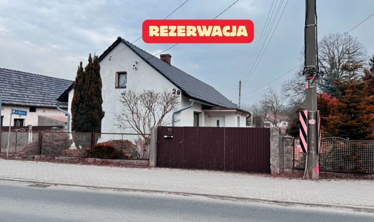 Domy - Duża działka 2553 m² z zabudową – Biadacz, ul. Szeroka