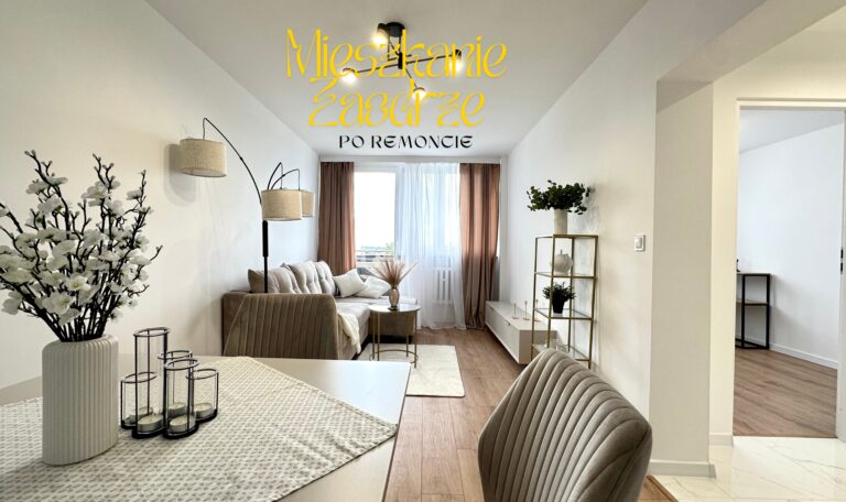 Doświetlone mieszkanie po remoncie | 3 pokoje | Winda | Balkon |